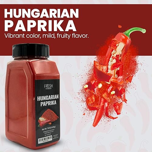 Miniatura 7 de Fresh Finest Pimentón húngaro  Delicioso y auténtico pimentón dulce húngaro  Pimentón dulce en polvo de especias suaves para una amplia gama de