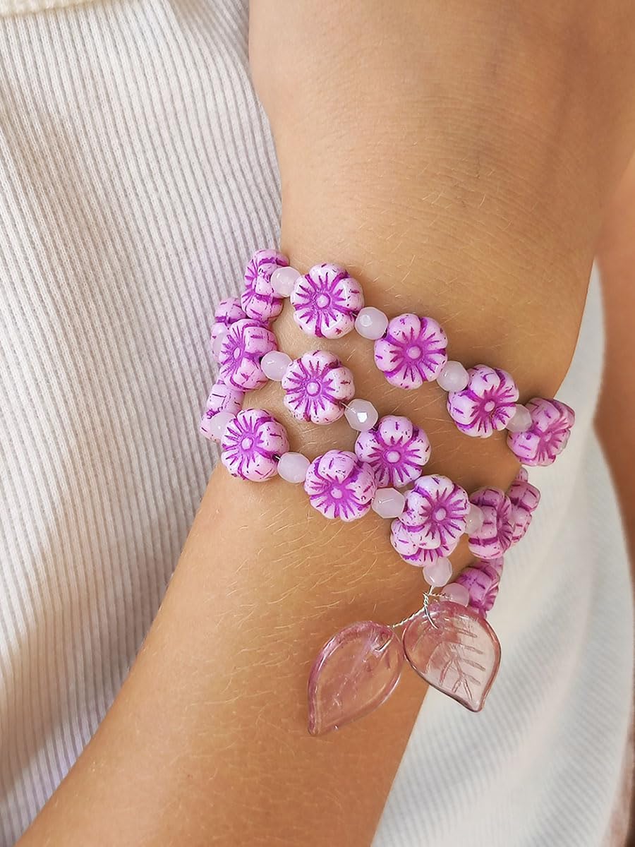 ✽Handmade✽Beads Flower✽麦の穂✽縁起物＆お守りとして✧*✽ Amazon.com: 100 pcs Hibiscus Flower Beads 9 mm, Chalk White with