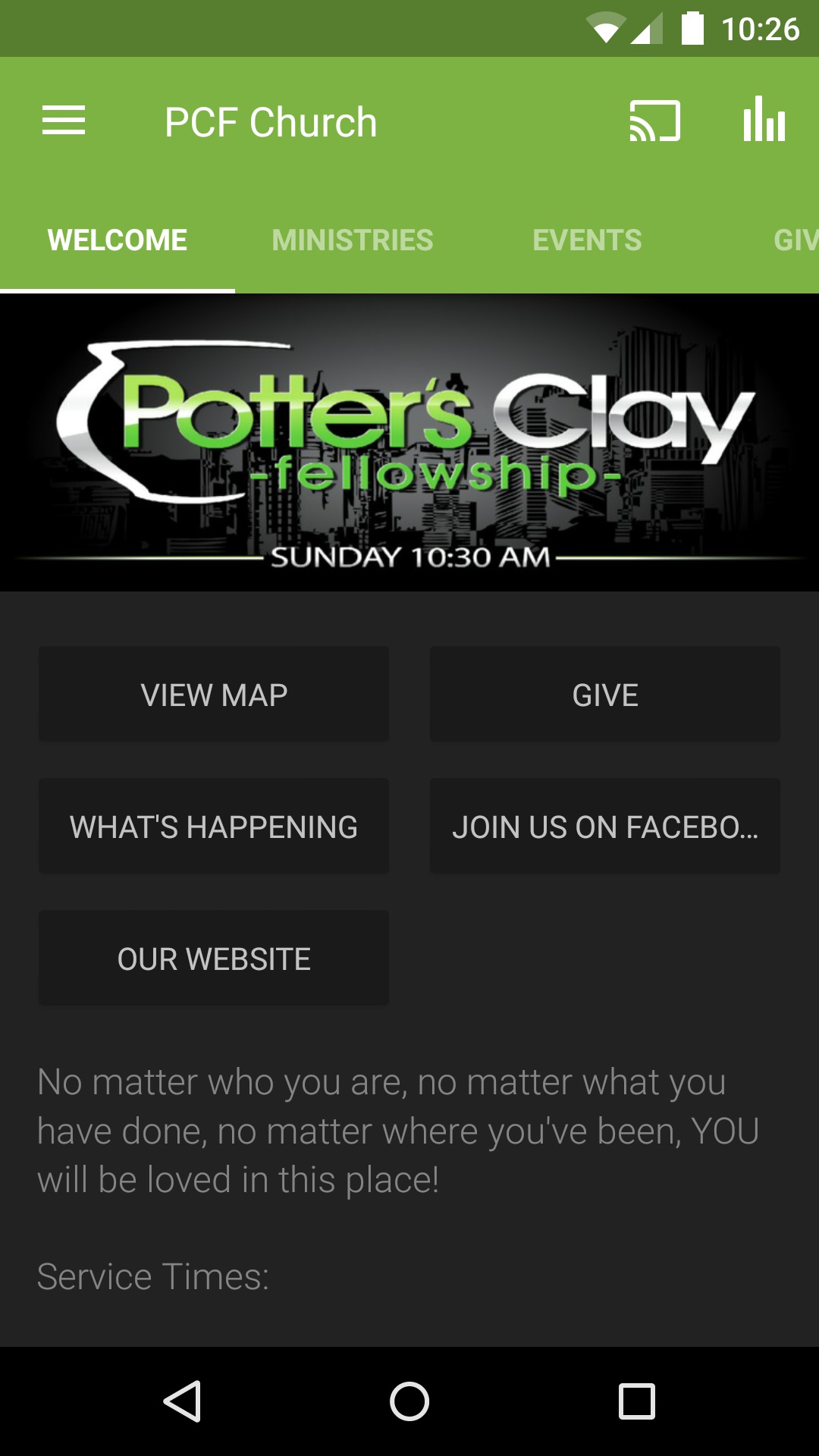 Potter's Clay Fellowship App on Amazon Appstore