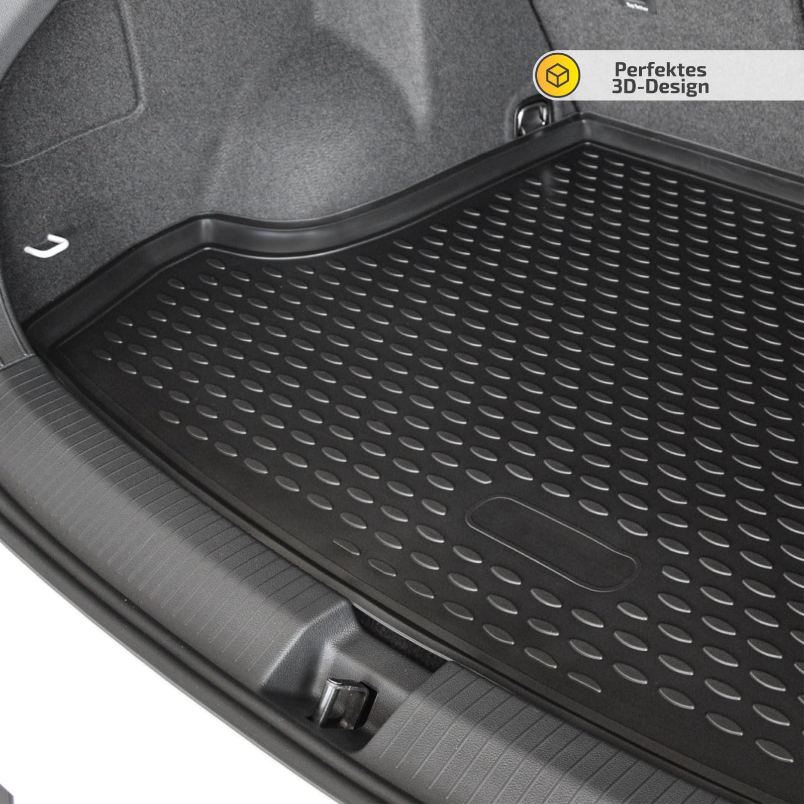 MatsMore Tapis de sol caoutchouc pour Volkswagen Golf VIII depuis 2019 Améliorez Votre Confort de Voyage avec Le tapis noir antidérapant Auto No.77- tapis voiture Tous Temps pour Voiture, Protection