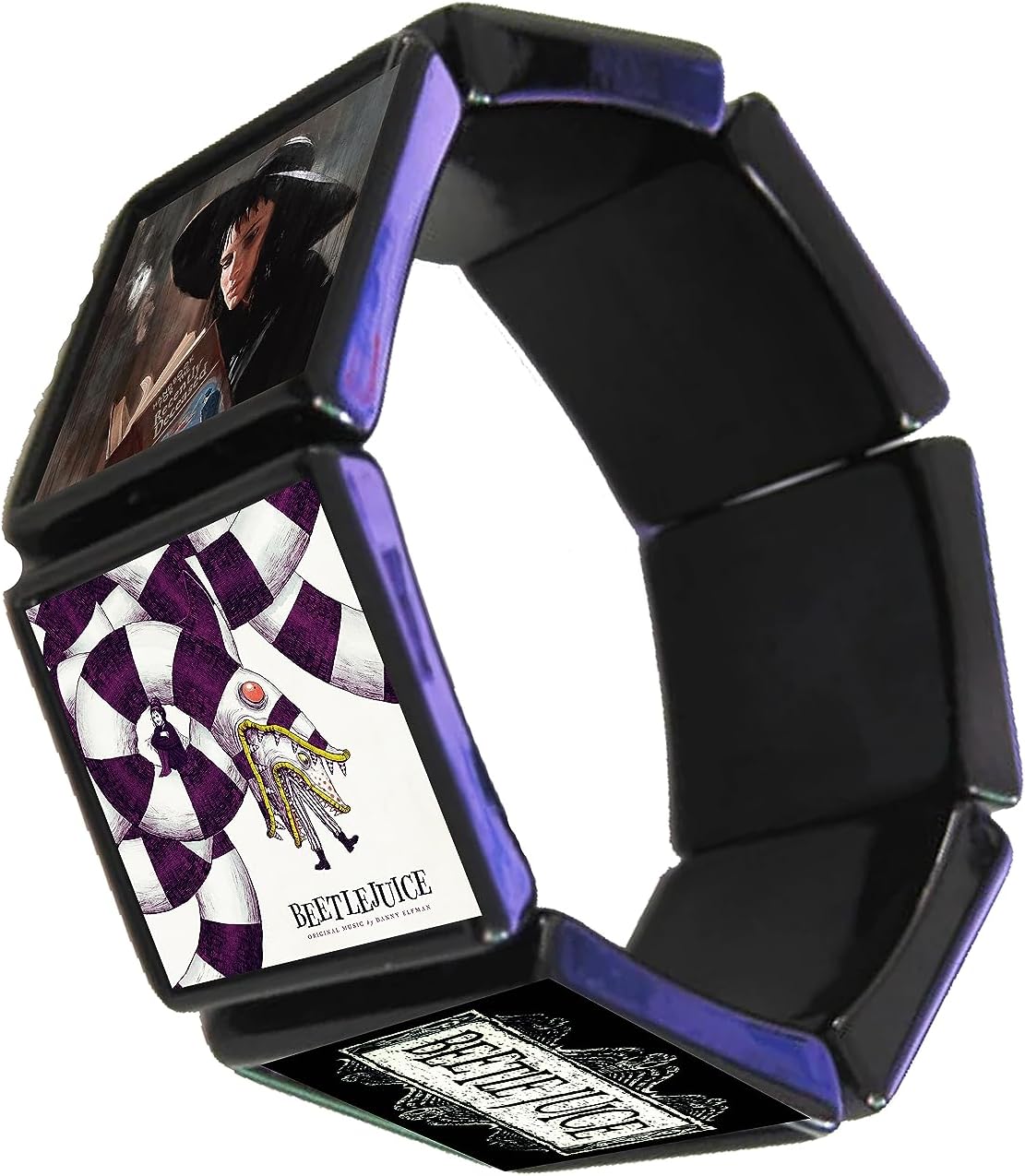 Beetlejuice movie poster bracelet handmade Halloween jewelry gifts