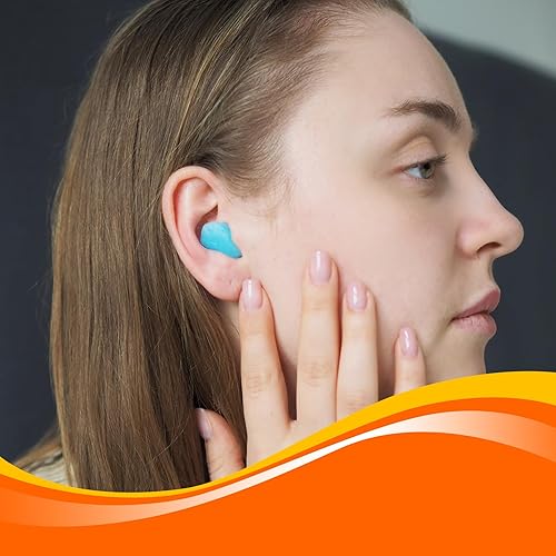 Miniatura 7 de Tapones para los oídos Tapones reutilizables de cera de silicona Paquete de 30 32 db Auriculares con cancelación de ruido para dormir Protección