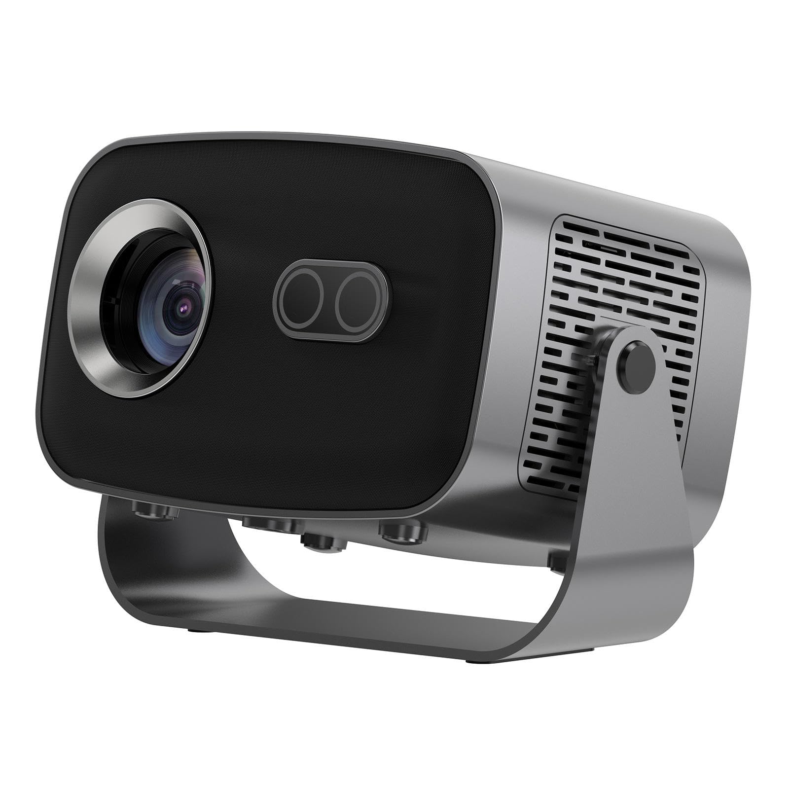 Adnova LED Projector Android 12.0/Electric Focus with WiFi 6 and Auto Keystone,18000Lumens,Full HD 1080P 4K Supported 360° Angle Adjustment Video Home Theater A10,Grey-image-46