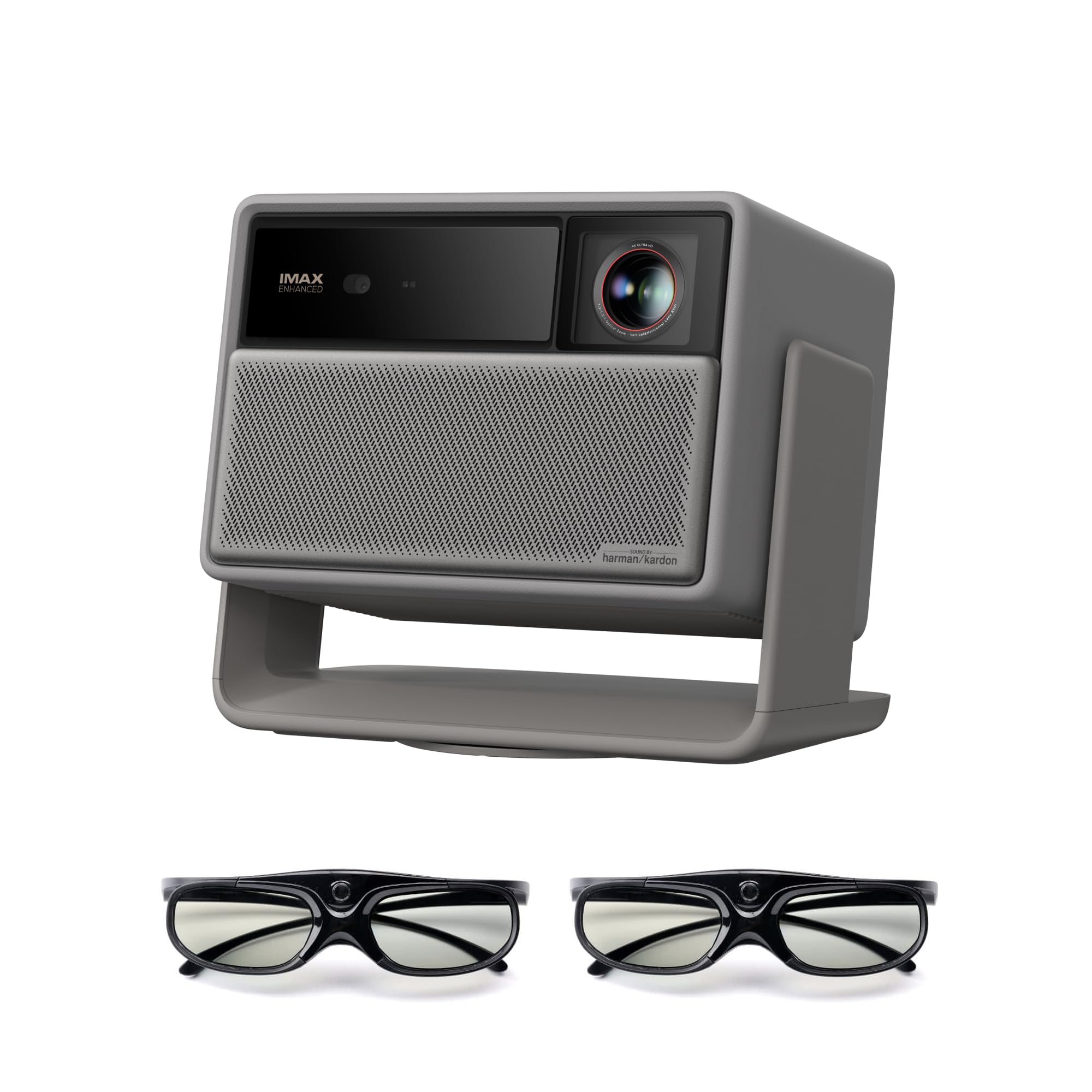 XGIMI HORIZON 20 Pro 4K projector with two pairs of 3D glasses.