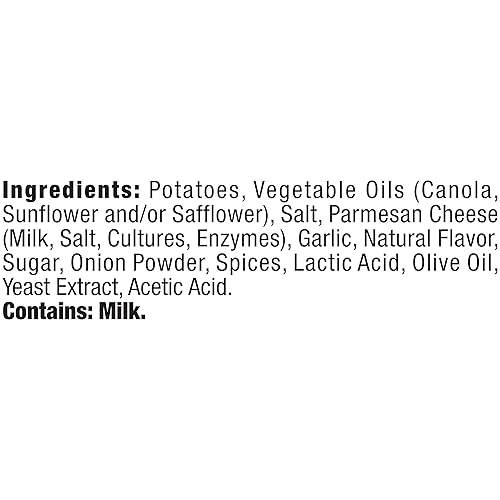 Vista 460 de Kettle Brand Papas fritas, papas fritas con ajo y parmesano, 7.5 onzas (paquete de 12)