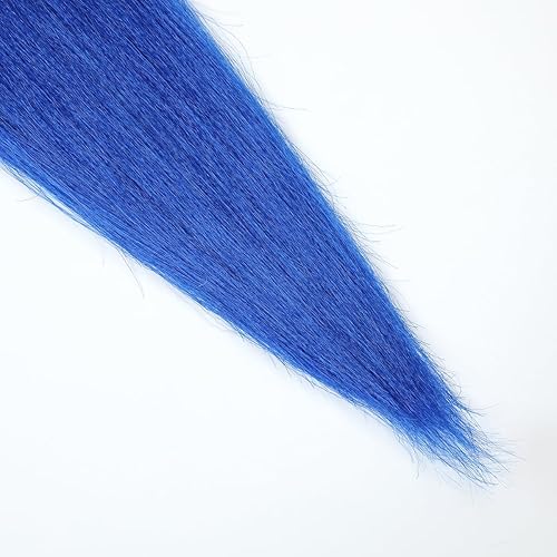 Miniatura 6 de Cabello trenzado azul preestirado de 30 pulgadas, paquete de 2 extensiones de cabello trenzado largo preestirado, extensiones de cabello trenzado