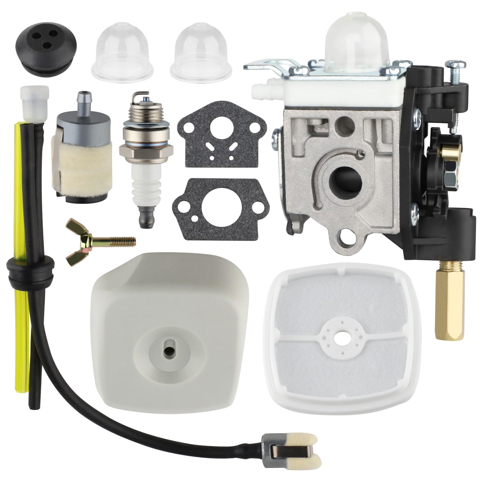 Kit Tubi Carburante Per Decespugliatore Echo PE-231, PPT-230, SRM-230S - Ricambio Originale 2 Pezzi