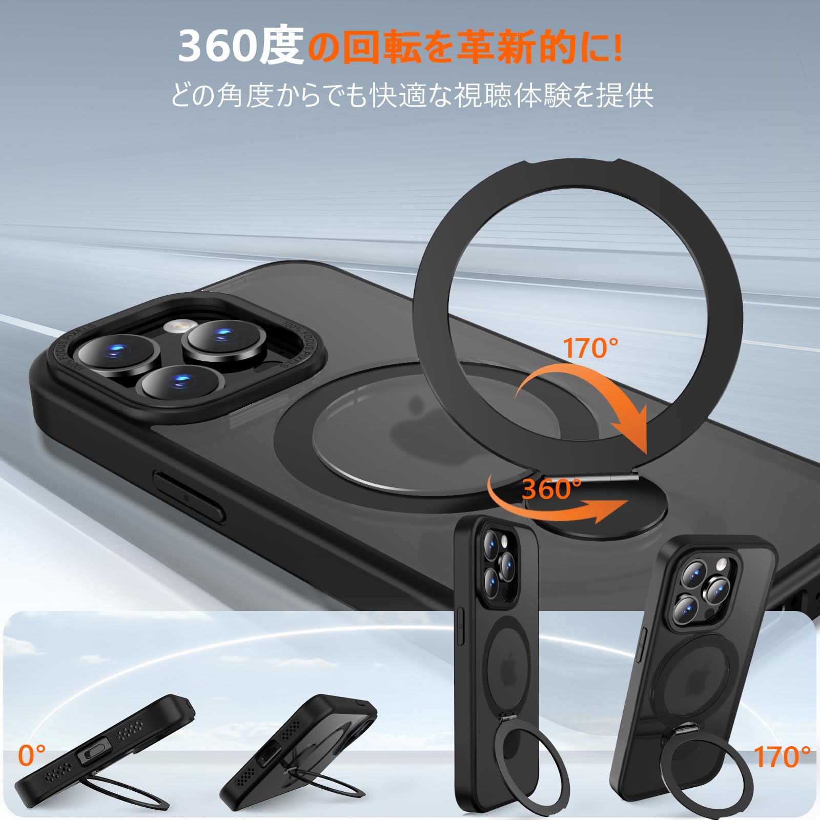 Amazon.co.jp: iphone 15 pro 用 ケース MagSafe対応 ワイヤレス充電