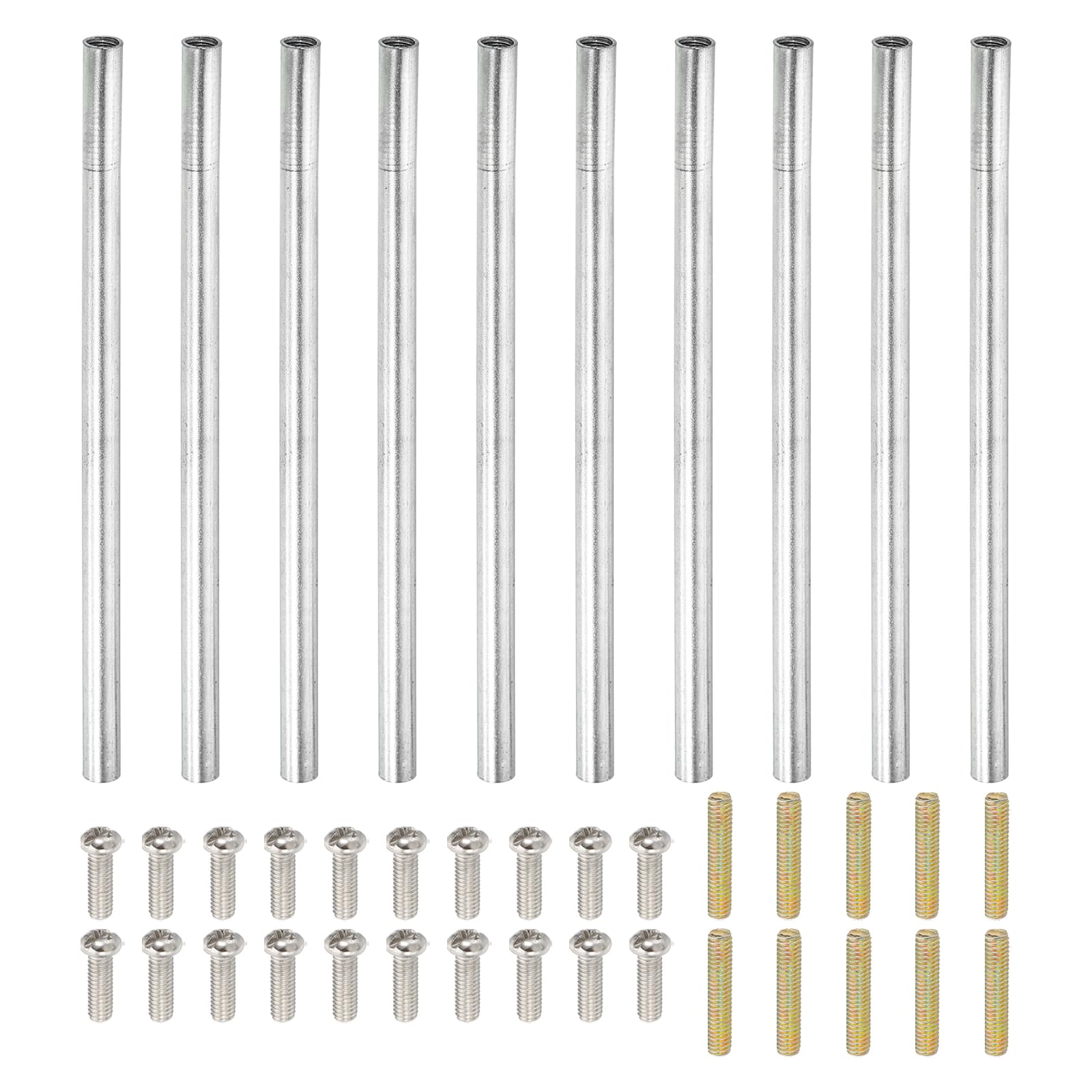 PATIKIL 100mm (3.9") Round Coupling Nuts Kit