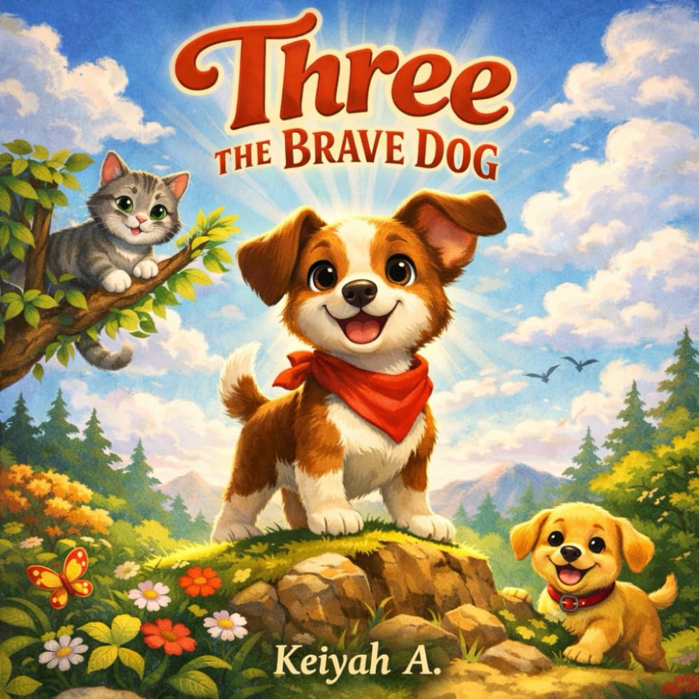 Three the Brave Dog: A Heartwarming Children’s Picture Book About Loyalty, Friendship, and Courage (Keiyah A. – Kids)