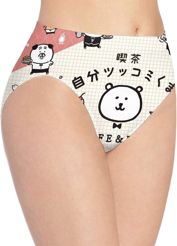 Amazon Co Jp S Xl 4種類のサイズ 自分ツッコミくま 1 通気レディースショーツ 綿 パンティ吸汗 女性の下着 消臭パンツ ハイウエストショーツ 生地 優れた弾力性は セクシーな曲線をよりよく見せ あなたの姿を完璧に見せることができます ファッション