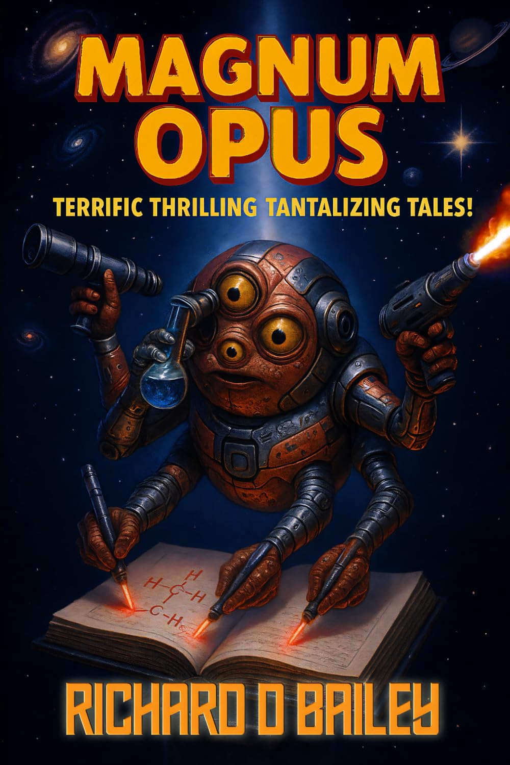 Magnum Opus: A Science Fiction Short Story Collection of Ancient Aliens, Space Exploration, and Cosmic Horror