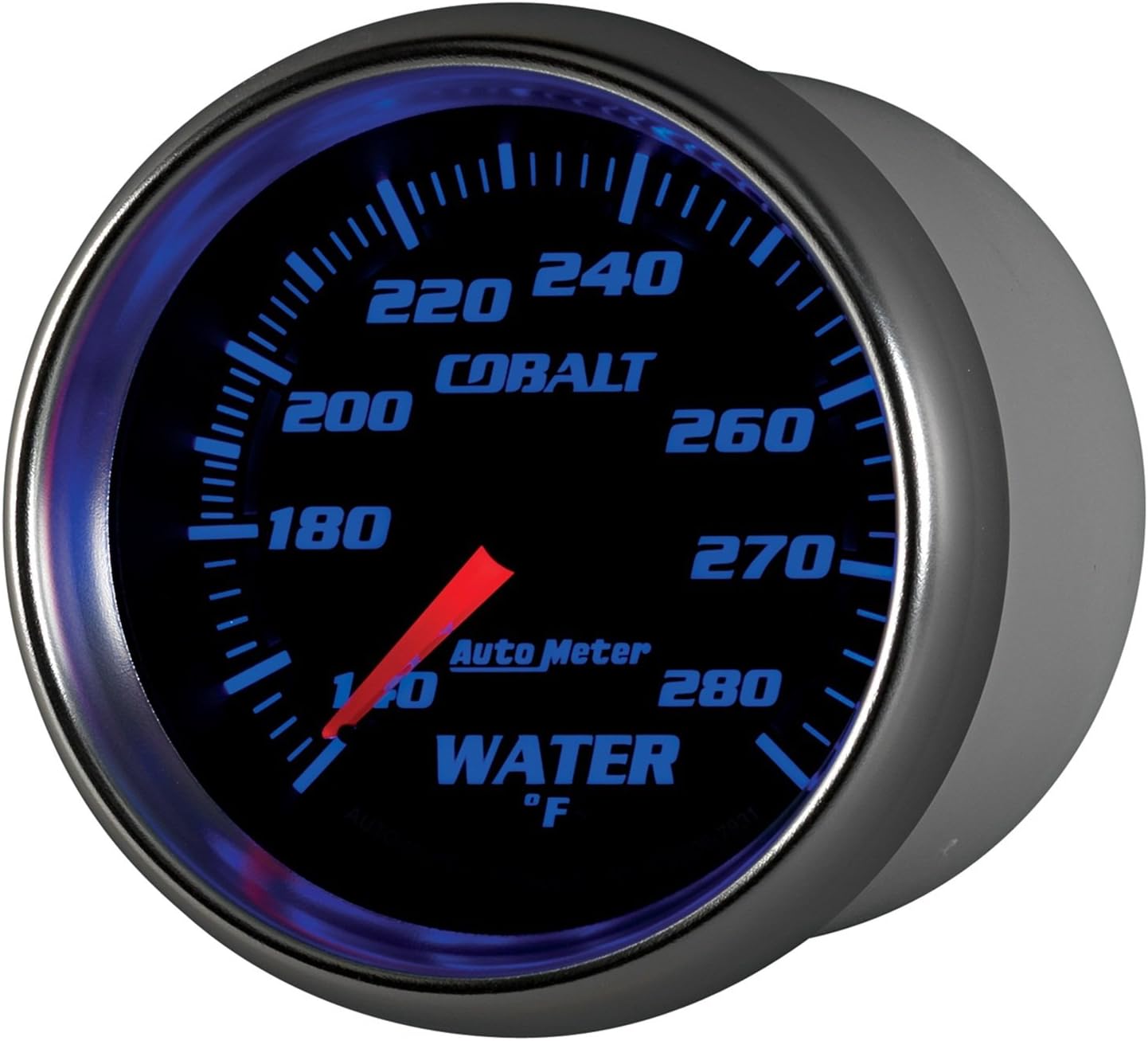 Auto Meter 7931 Cobalt 2-5/8" 140-280 Degree F Mechanical Water Temperature Gauge