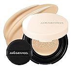 JUNG SAEM MOOL [ Mini ] Essential Skin Nuder Cushion Mini 21W Medium 0.17 Fl Oz, Natural Radiant Finish Cushion Foundation with Buildable Coverage, Lightweight Texture, Korean Foundation Makeup