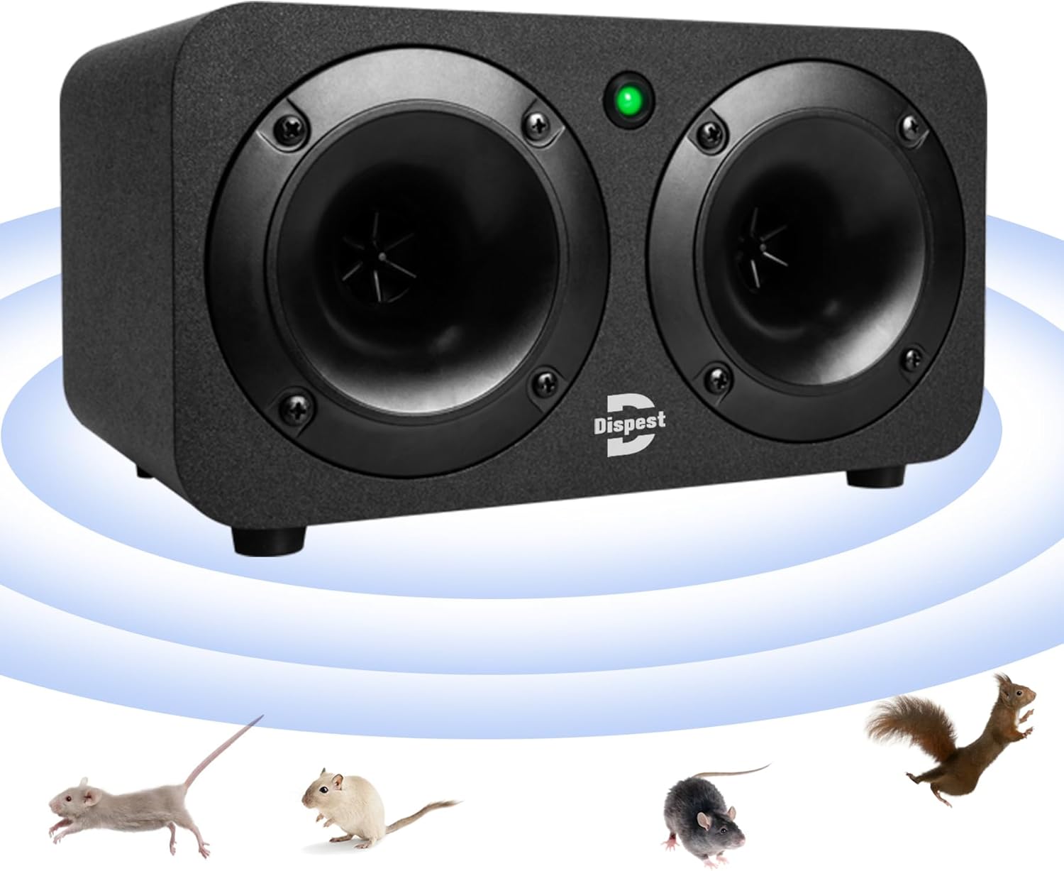 Powerfull Effective Plug in Ultrasonic and Bionic Rodent Mouse Repeller for Building, warehouse, garage, attic, Restaurant, Supermarket amd more. (Modern)