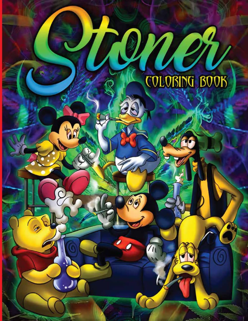 90's cartoon coloring book