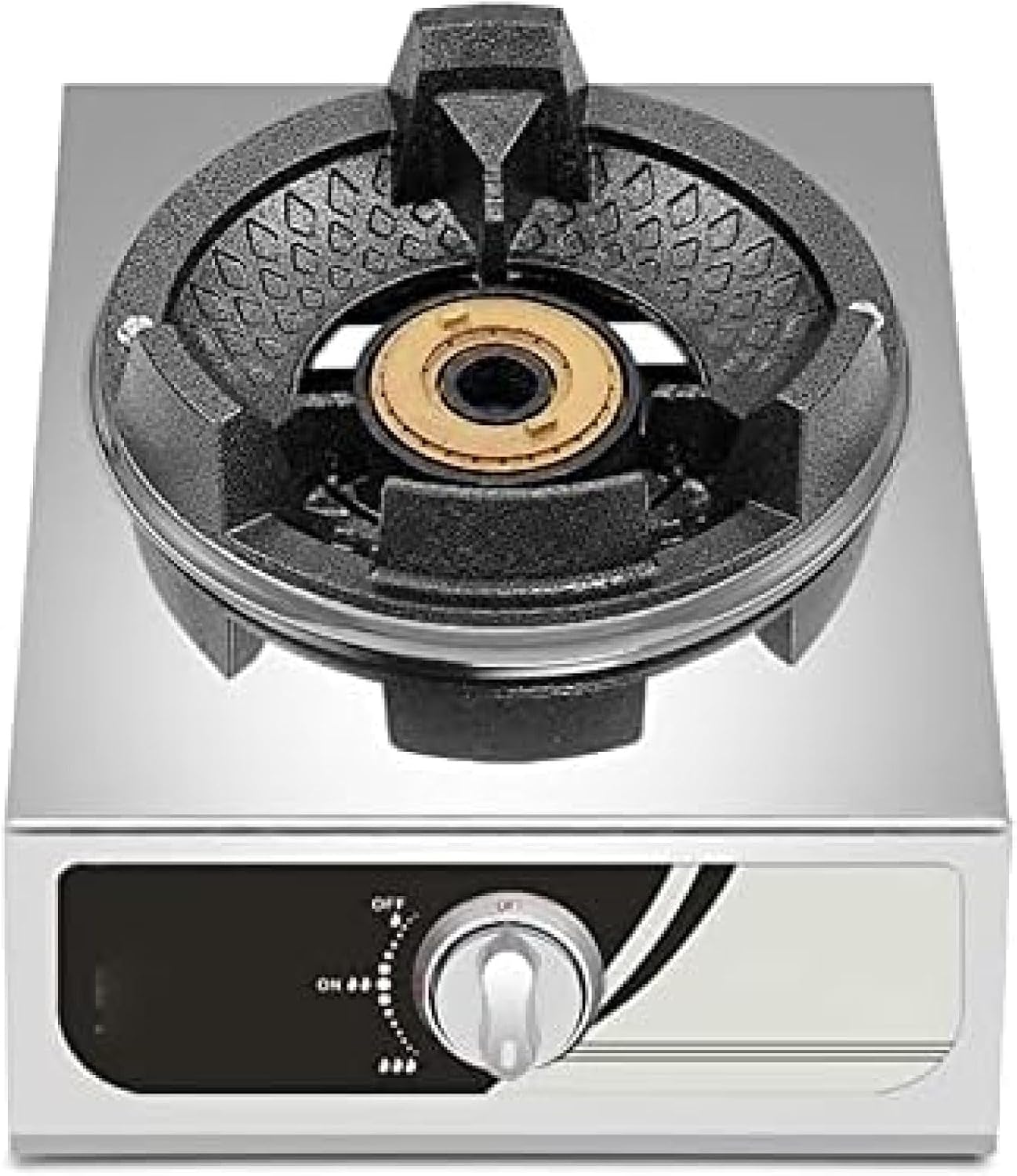 Commercial Gas Hob 40KW High Pressure Fire Stove Stainless Steel LPG Kit Energy Class