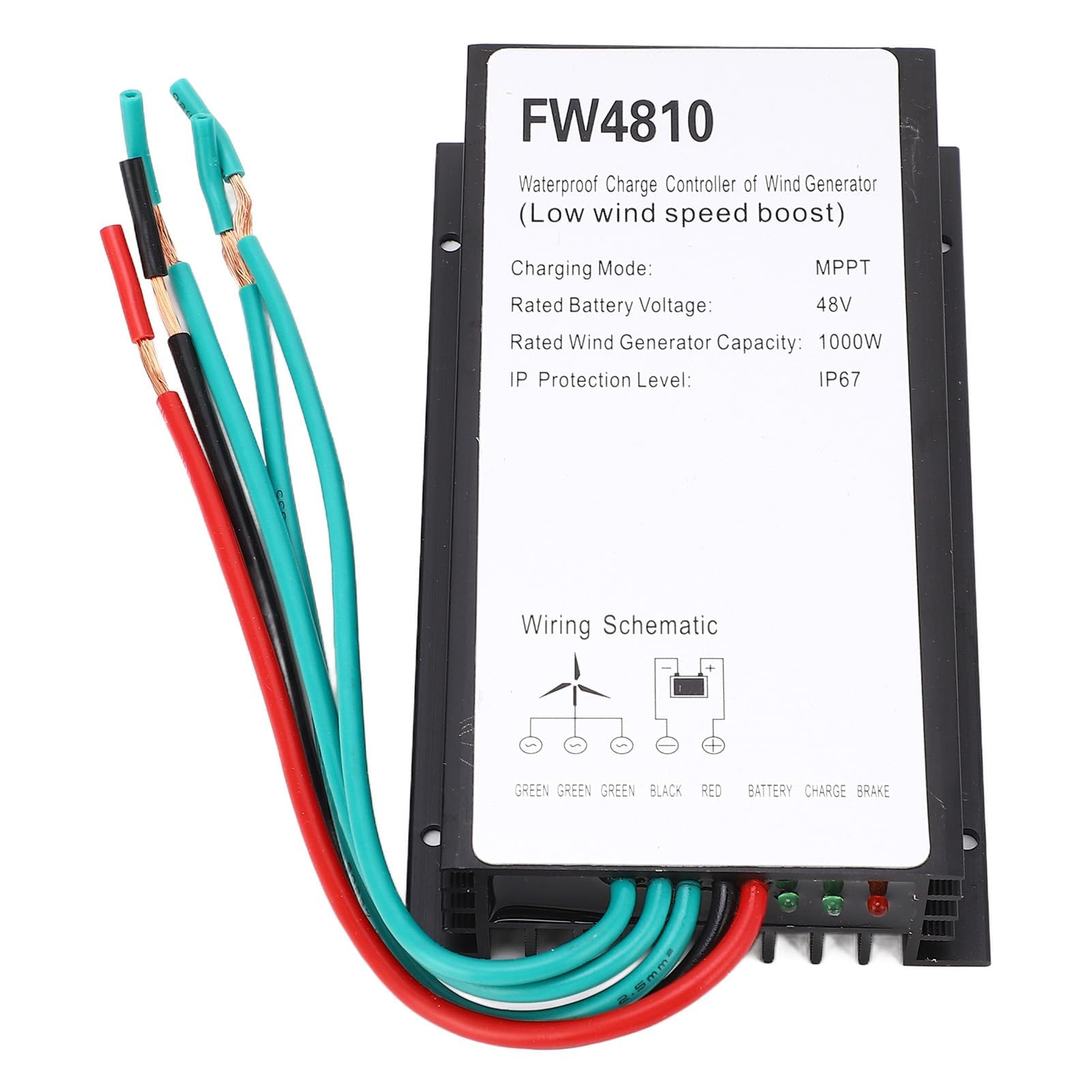 FW4810 1000W Kontroler ładowania Wiatru MPPT Kontroler 48V IP67