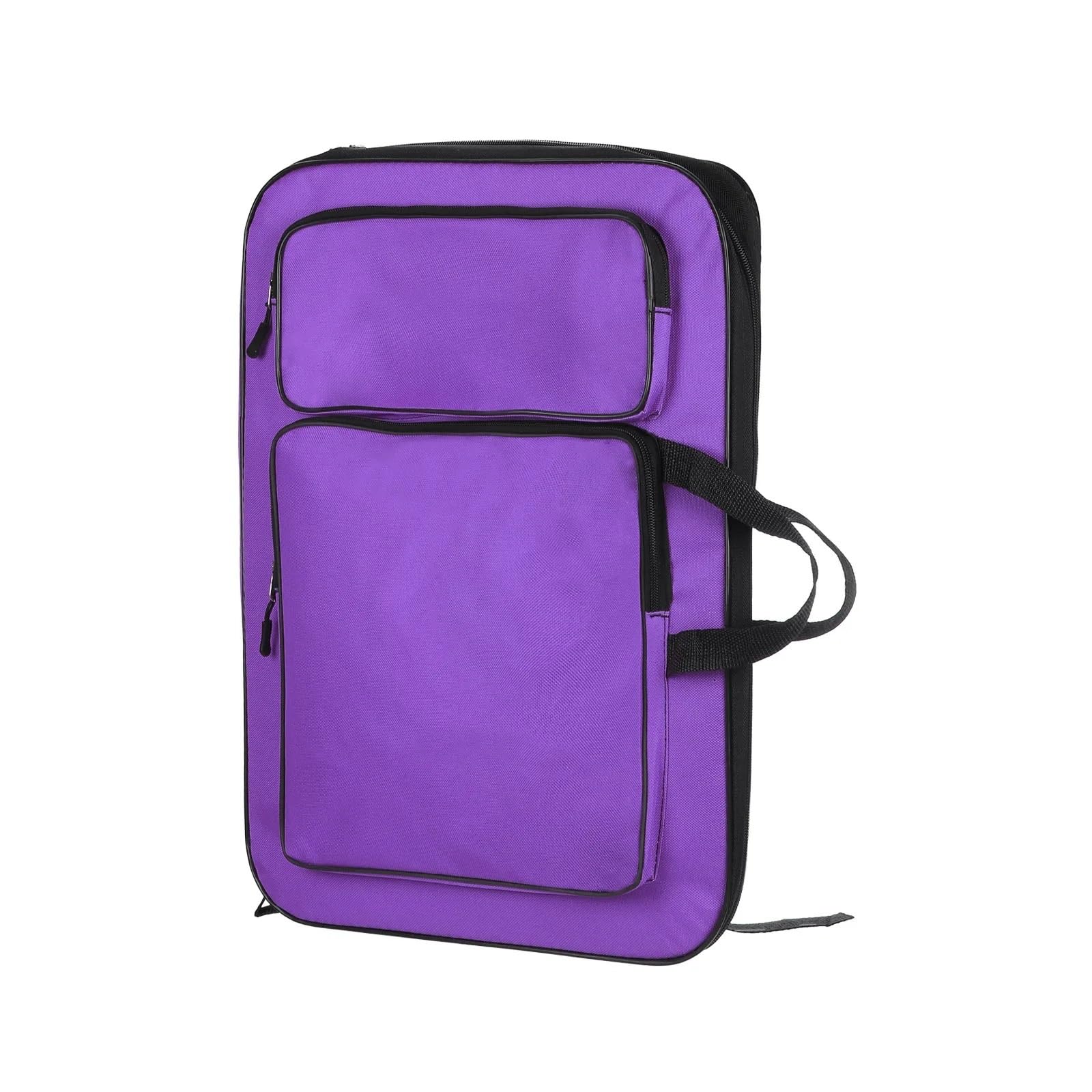 Bolsa Para Portafolios De Arte Mochila de dibujo for artista, bolso de dibujo, carpeta organizadora de almacenamiento, bolso de lona portátil, portafolio de arte, funda de transporte, 1 Uds.(Rose Red)