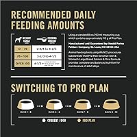 Vista 5 de Purina Pro Plan - Alimento para perros de raza grande con piel y estómago sensibles con probióticos, fórmula de salmón y arroz, bolsa de 34 libras