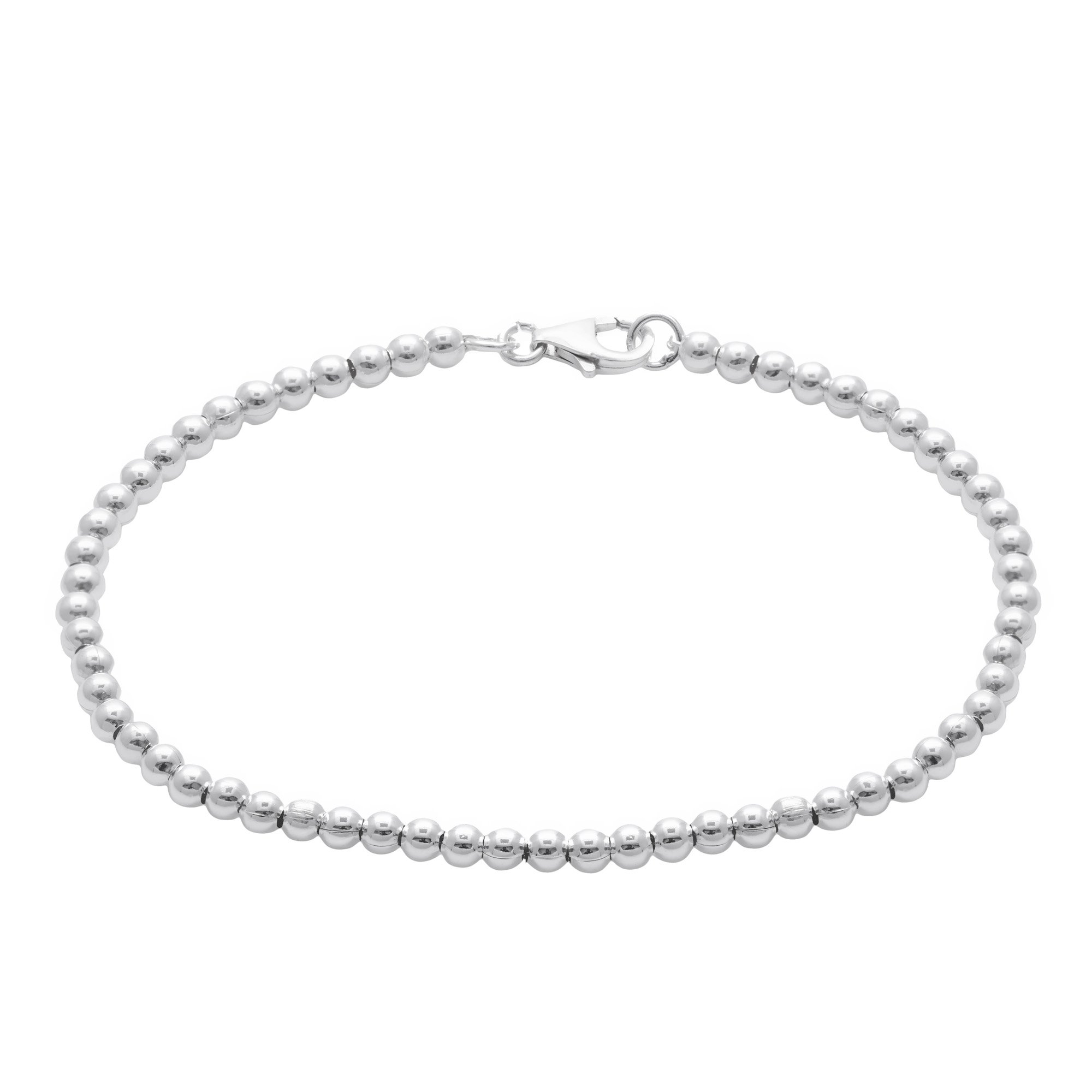 Bracciale uomo in turchese e chiusura a moschettone