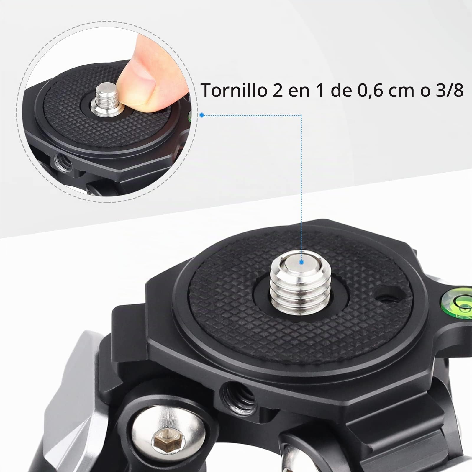 Mini trípode de Fibra de Carbono ARTCISE, trípode de sobremesa Compacto y portátil, trípode pequeño y Ligero para cámaras, DLSR, Capacidad de Carga máxima 22lbs/10kg