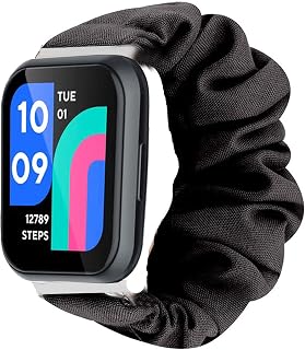 Compatible for Wyze Watch 47mm Band, Fabric Elastic Scrunchie Elastic Women Cute Replacement Straps Compatible with Wyze Watch 47mm Smartwatch