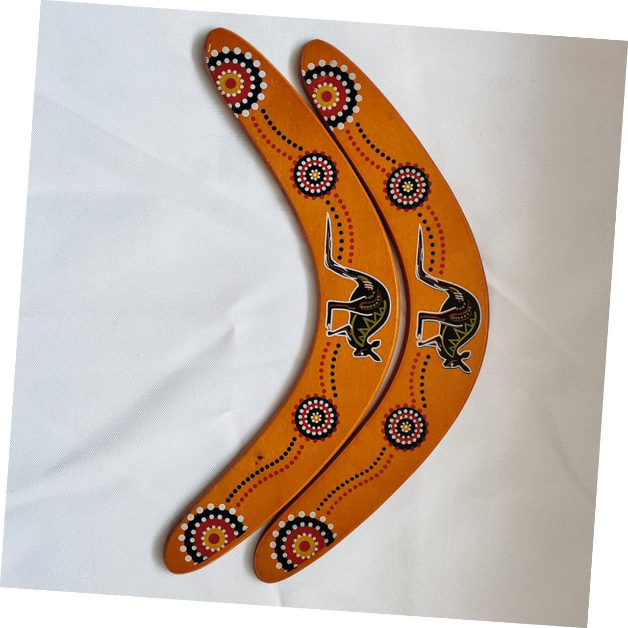 Boomerang de Madera en Forma de V 2 Piezas para Exteriores, Juguete Volador Adecuado para Niños y Adultos en Áreas Abiertas y Césped Grande