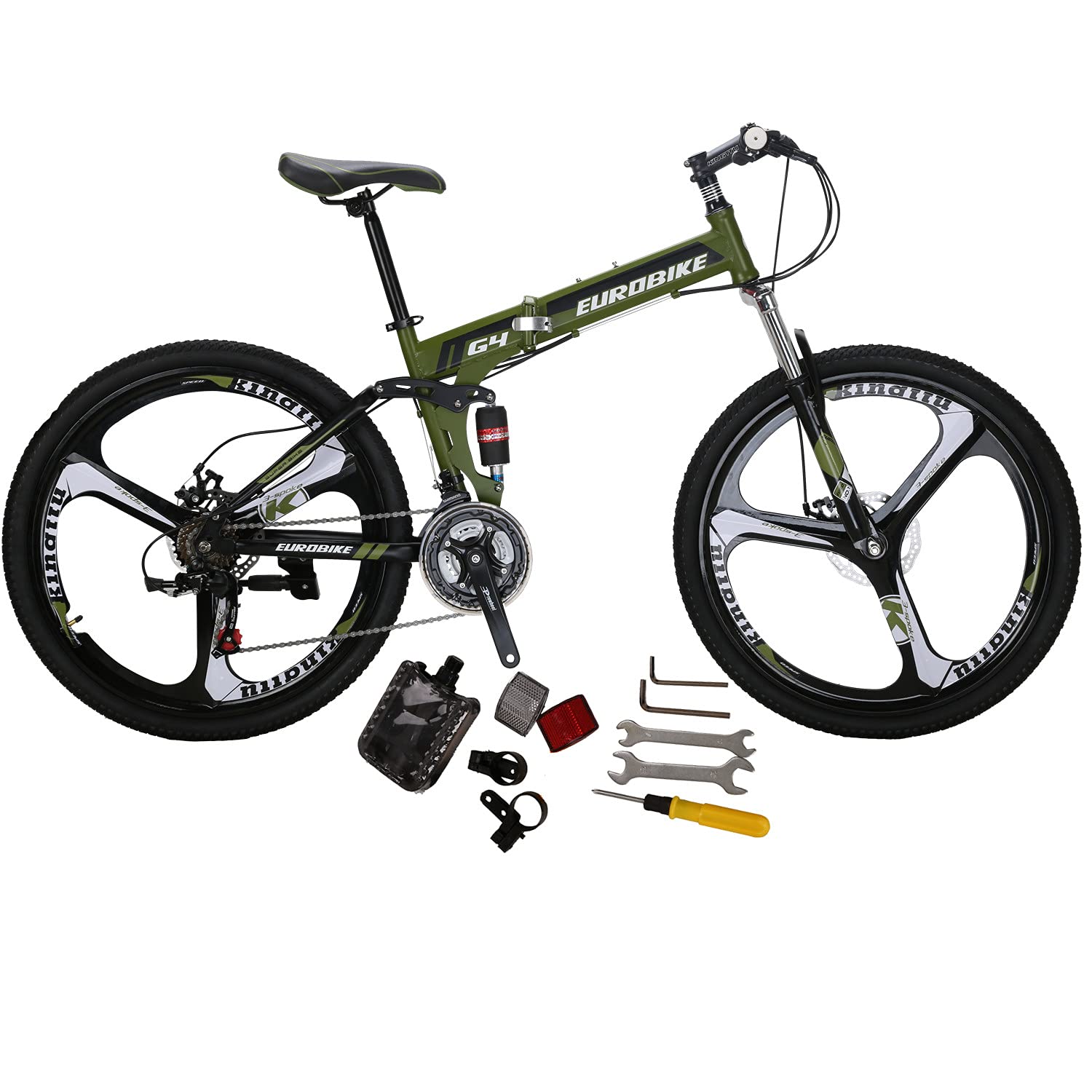 Buy Eurobike G4 Mountain Bike 21 Speed Steel Frame 26 Inches Wheel Dual