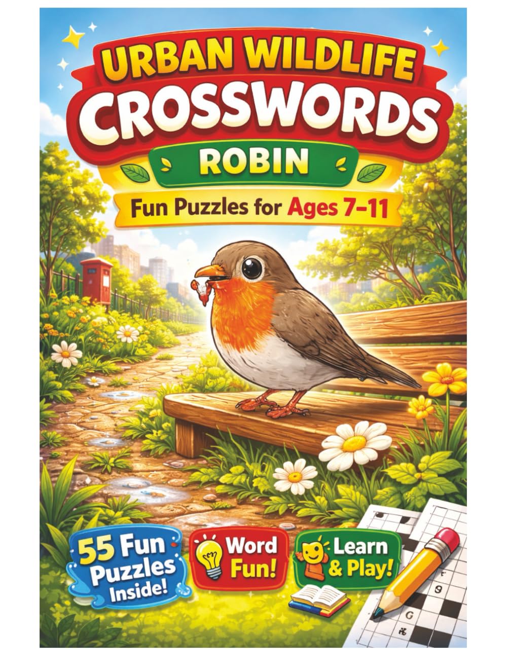 Crosswords - urban Wildlife 4: Fun Crossword Puzzles Featuring City Wildlife, Educational Crosswords Inspired by Urban Animals