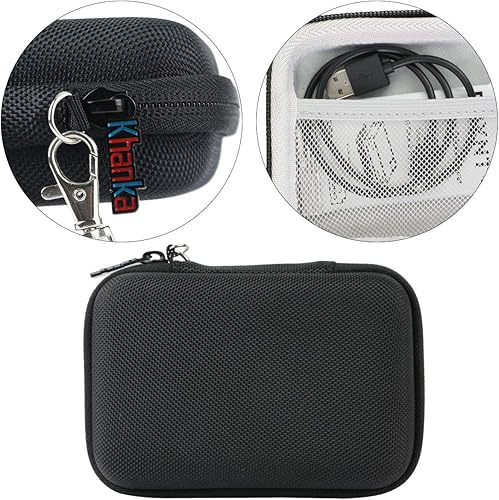 Miniatura 5 de khanka Estuche de viaje rígido de repuesto para cámara digital KODAK Smile Instant Print (cremallera verde)