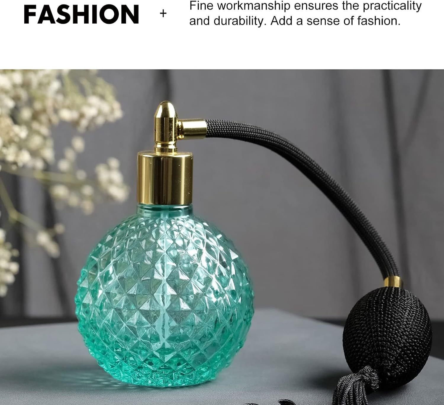 Lurrose Refillable Perfume Bottle: Vintage Perfume Bottle -, 100ml Travel Liquid Atomizer Refillable