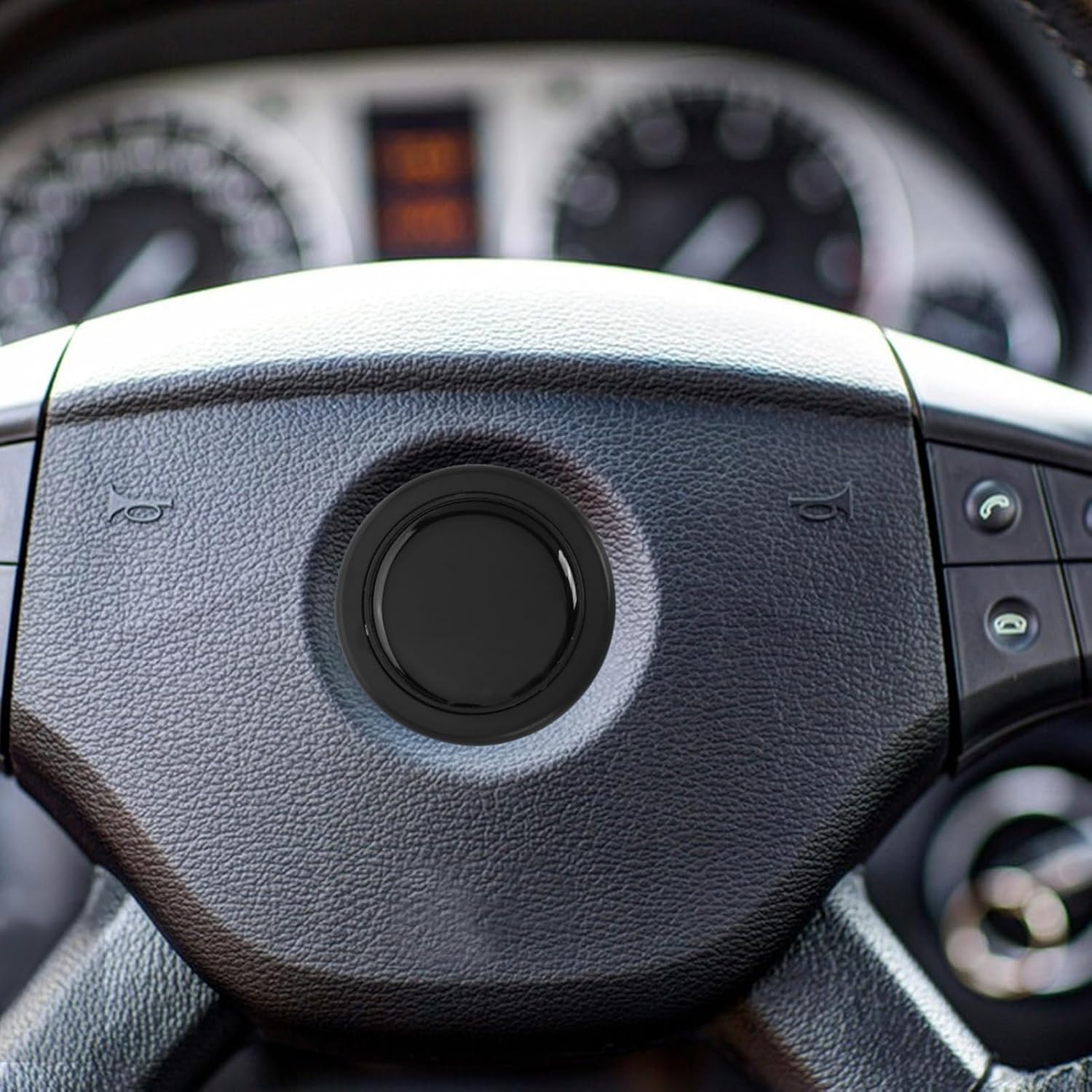 Car Horn Push Button Switch Protection Durable Plastic Center Cap for Cars Boats and Motorcycles Stylish for Easy Installation