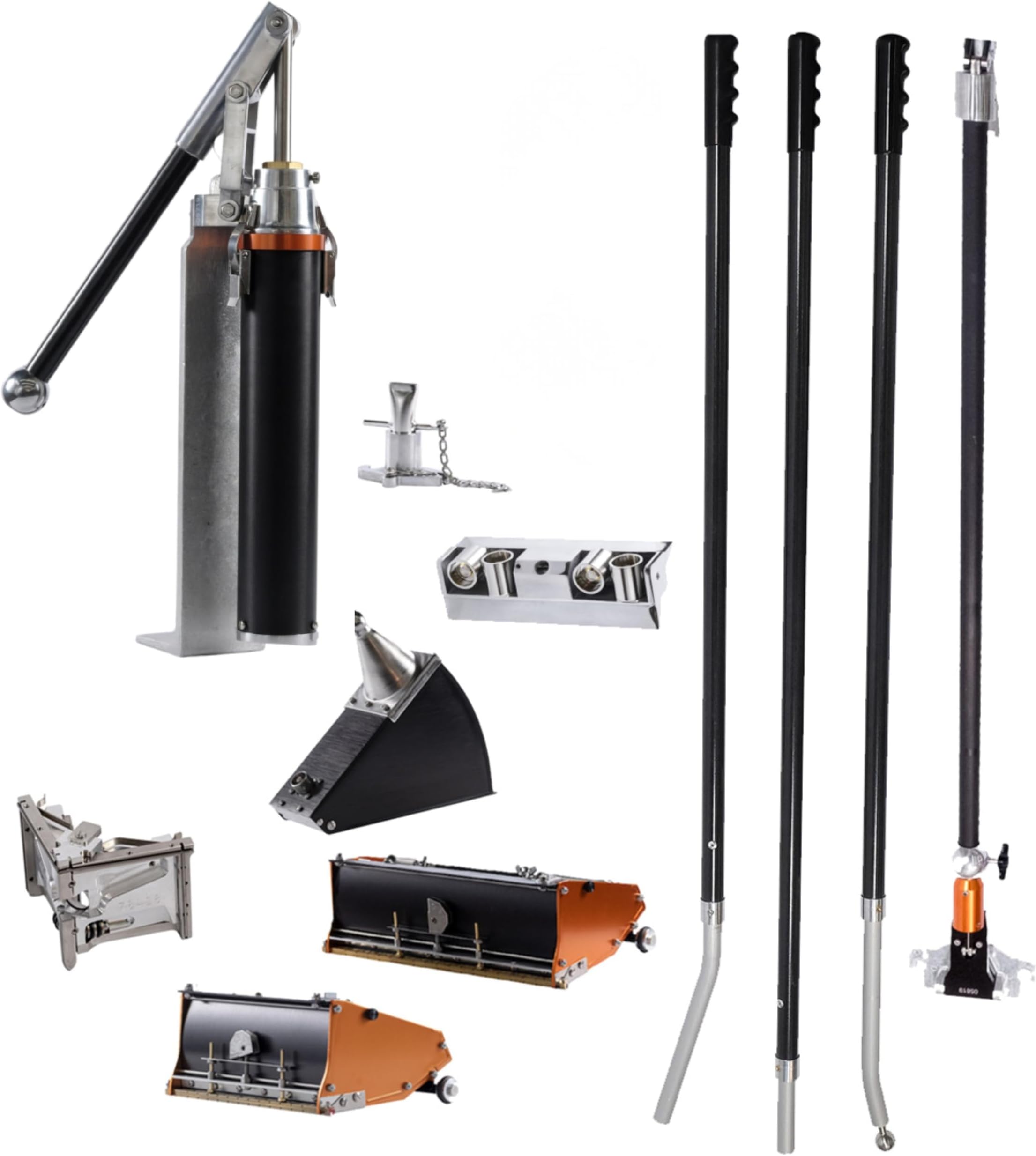Drywall Master Professional Finishing Set – 10" & 12" Flat Boxes, 42" Handle, Angle Box, Bonehead Corner Finisher, Pump, Filler & Rollers – Complete Drywall Tool Kit