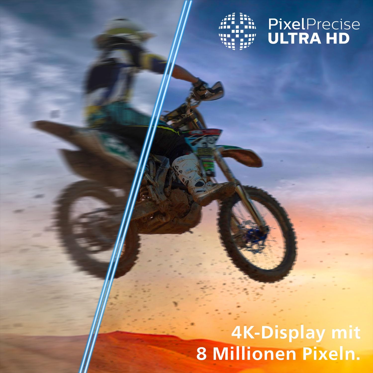 PHILIPS 50PUS7000 4K LED Smart TV - 50 Zoll Display mit Pixel Precise Ultra HD, Titan OS Plattform und Dolby Atmos Sound - Funktioniert mit Alexa und Google Sprachassistent, 2025