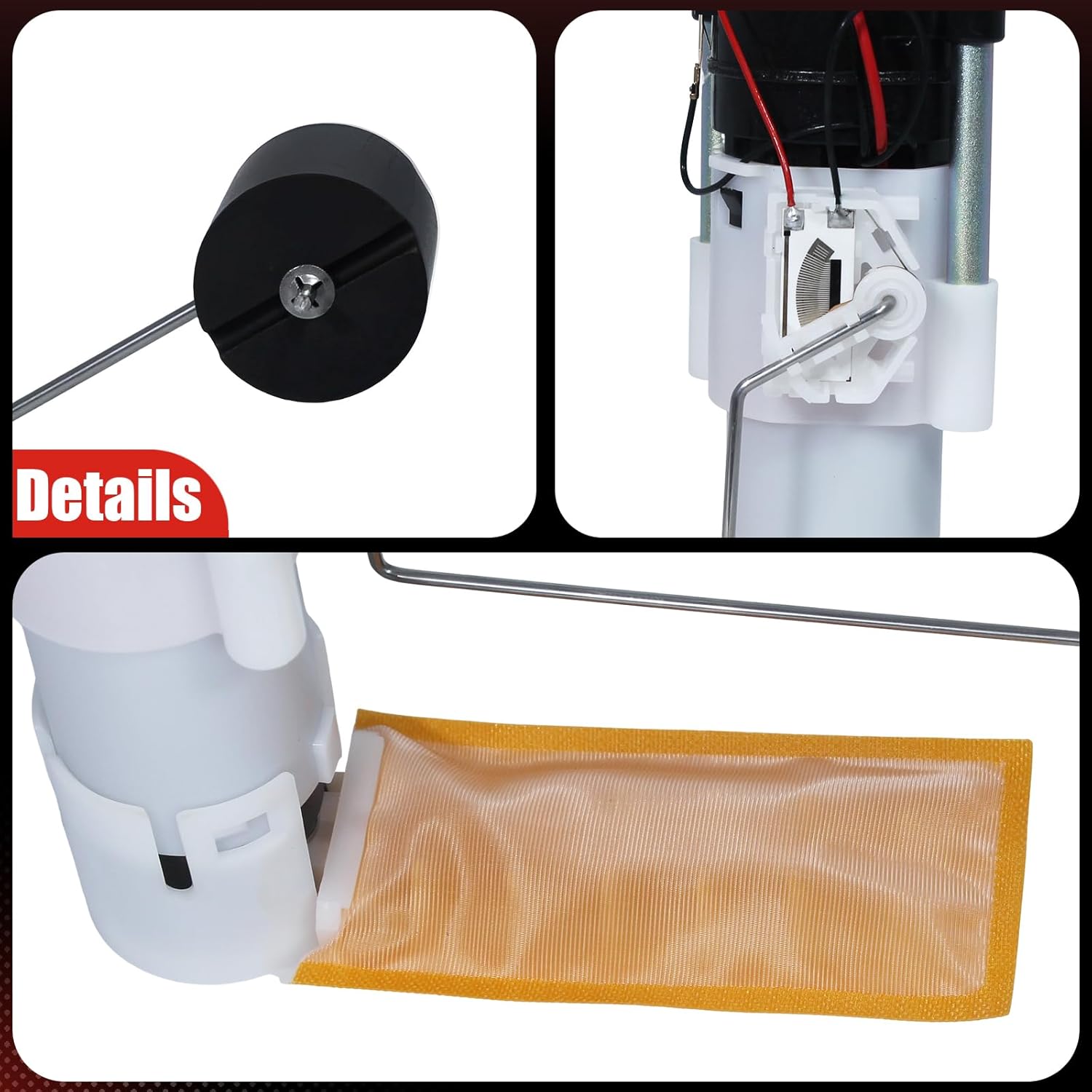 2520674 Fuel Pump Assembly Compatible with Polaris Ranger 500 2006-2013, and Fits for 06-13 Polaris Ranger 700 Utility Vehicles (Fuel Pump with 6 BOLT Pattern!)