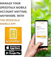 Vista 7 de SpeedTalk Mobile Kit de tarjeta SIM para teléfonos inteligentes y teléfonos celulares Plan mensual de $18 - Llamada y texto ilimitados precargados