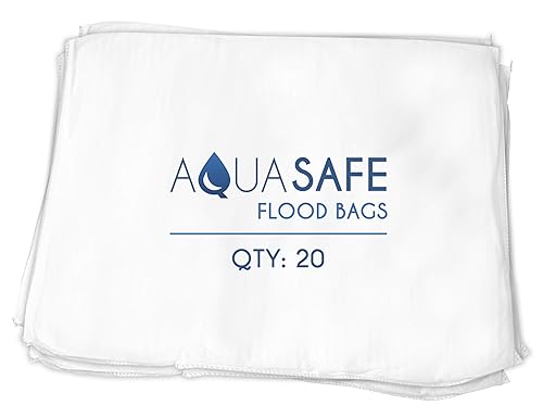 AquaSafe Flood Bags, Water Absorbent Flood Barrier and Super Absorbant