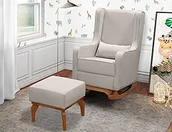 Poltrona balanço sala de estar leitura amamentação