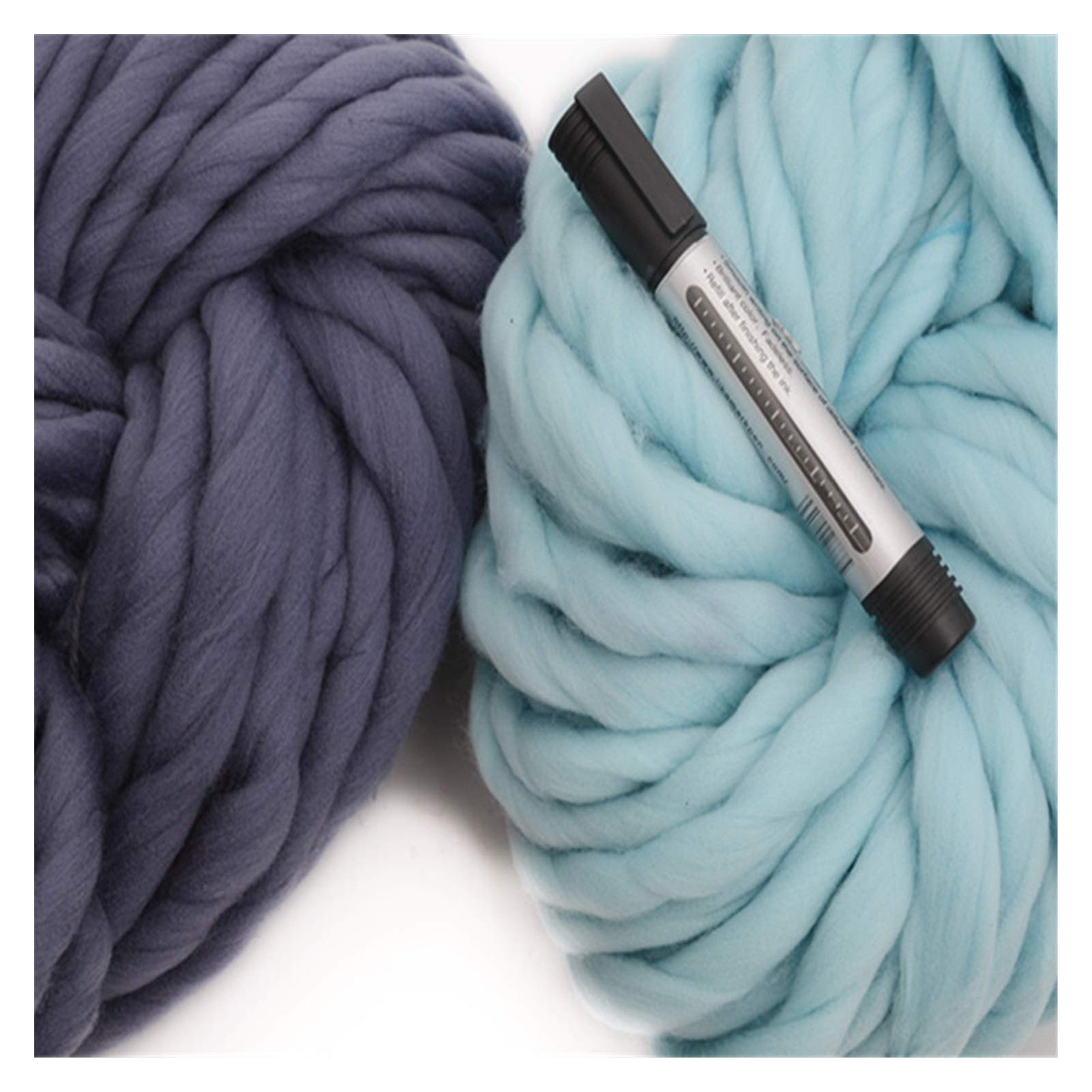 Chunky Yarn Hilo de Isla de Hielo Súper Grueso Bufanda Gruesa Grande Sombrero de Alambre Chal Crudo Lana DIY 1 (Color : 14)