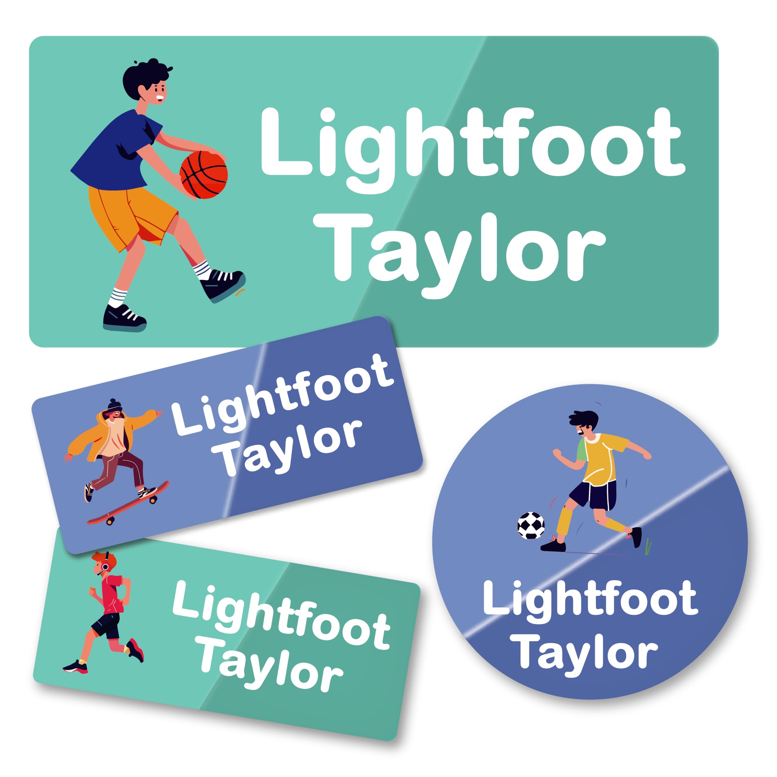 Custom Stickers, Personalised Stickers Labels, Name Labels for Clothes Kids, Waterproof Name Tags for Clothes School Supplies Nursing Home, Daycare Clothing Name Customised Gift (Style 5)