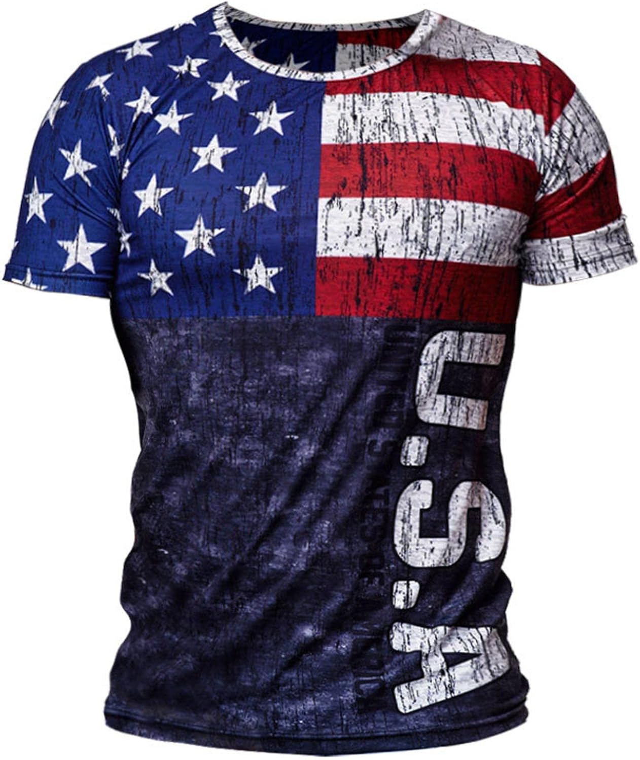 Donnaintage Usa A Forma Di Cuore Bandiera Americana Elegante Con Collo A Maglietta A Maniche Lunghe - Foto 7