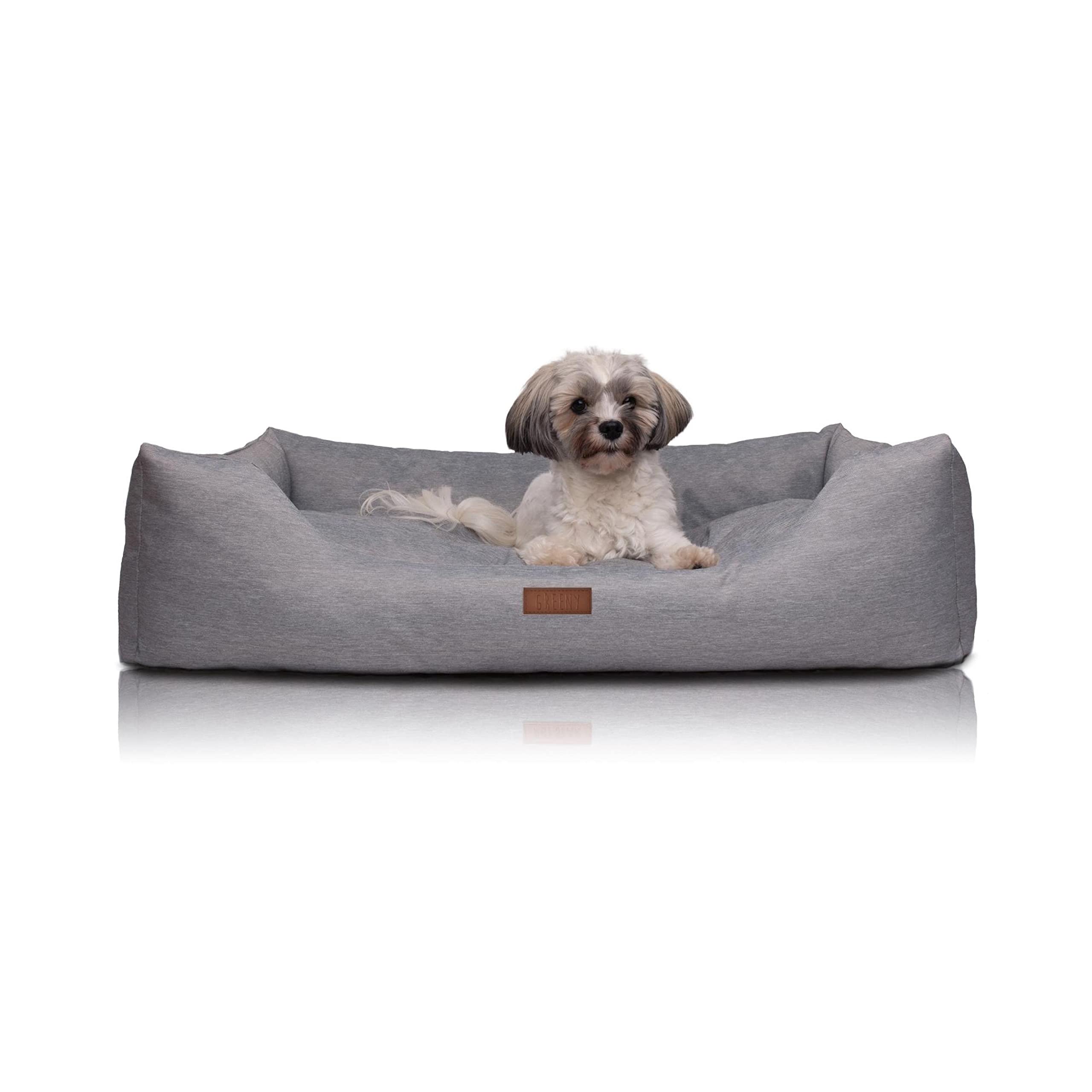 Großes Hundebett Donut-Form – 90 Cm Durchmesser, Flauschig & Waschbar | Für Mittelgroße Hunde Bis 35 Kg | Rutschfeste Unterseite