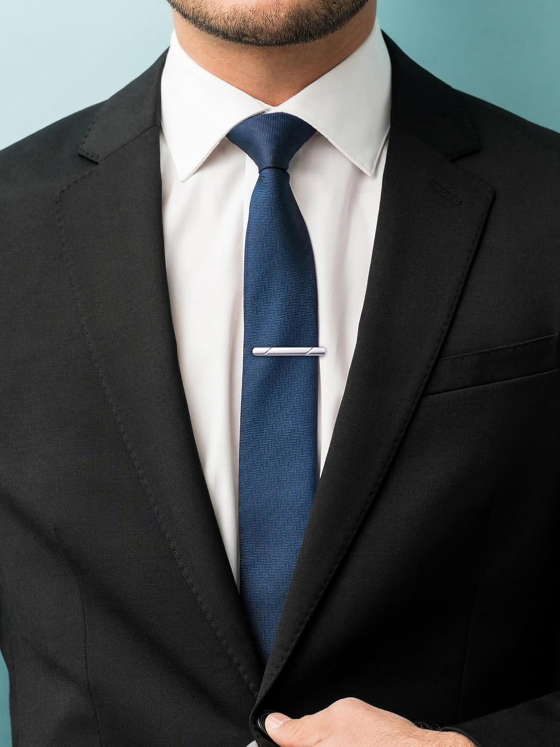 Yellow Chimes Tie Pins for Men | Fashion Accessories for Men Formal | Gold Silver Toned Stainless-Steel Tie Pin for Men | Birthday Gift for Men and Boys Anniversary Gift for Husband 4 712BRS2mFmL. SL1500