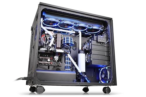Vista 14 de Thermaltake Core W200 Dual System Capable Extreme Water Cooling XL-ATX Totalmente modular/Desmantelar Apilable Certificado Tt Super Tower Computador