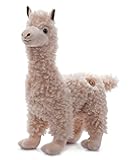 The Petting Zoo Alpaca Stuffed Animal Plushie, Gifts for Kids, Wild Onez Zoo Animals, Alpaca Plush Toy 14 inches