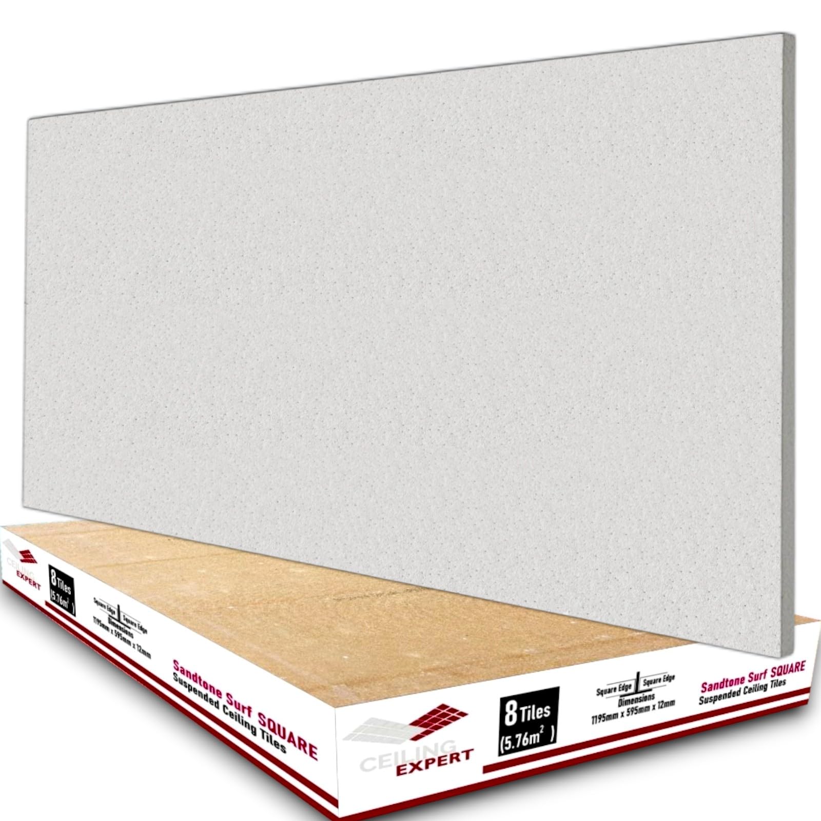 Sandtone Surf Suspended Ceiling Tiles 1195x595 Acoustic Sound Block Like Dune 1200x600