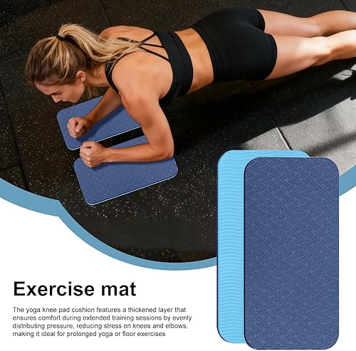 Miniatura 3 de Alfombrilla de ejercicio, almohadilla antideslizante para codo, cojín de rodillas para entrenamiento, fitness, gimnasio, ejercicio en interiores,