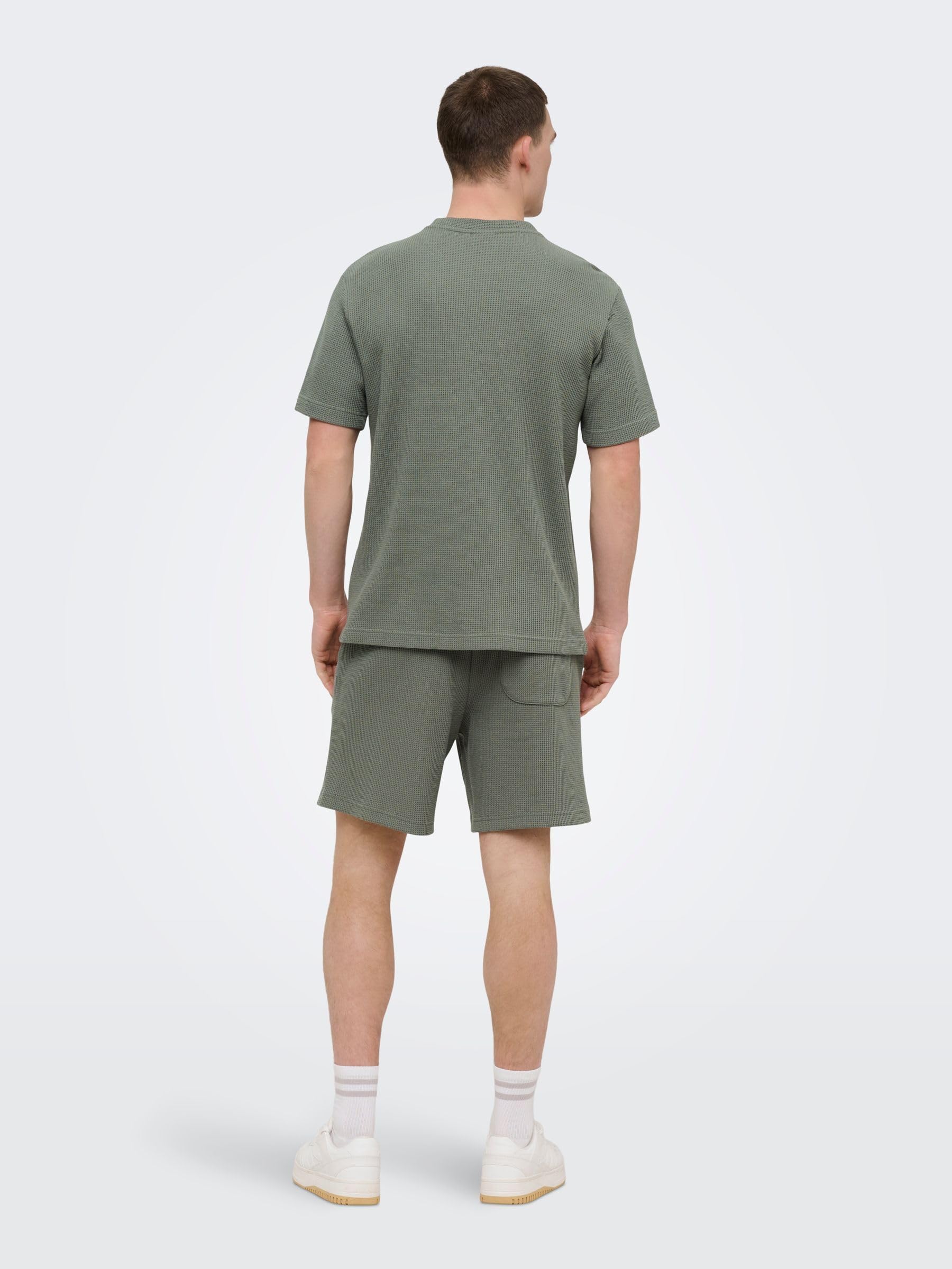 ONLY & SONS Onstobie Reg SS Tee, Castor Gray, L