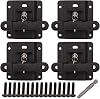 Pack of 4, Box Link Tie Down Anchors & Bed Load Hook Reinforcement Panel Compatible for F150 F250 F350, Replaces for FL3Z-9928408-AB FL3Z-99000A64-B
